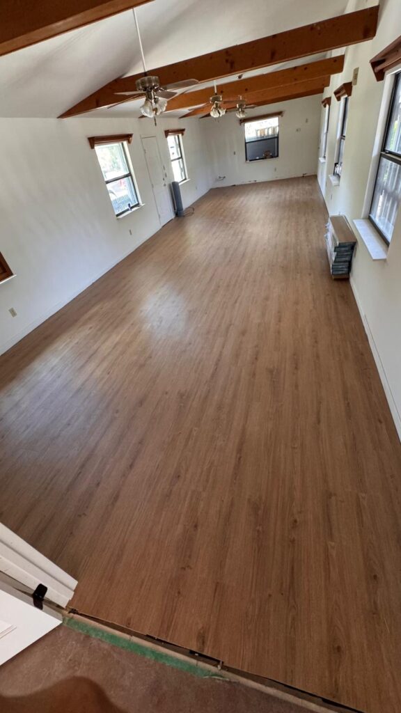 Brevard Flooring Pros installing laminate floors